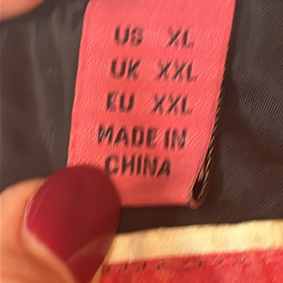 BLACK MOTO biker JACKET women’s XL fluted ribbed textured faux leather lined zip - Picture 9 of 16